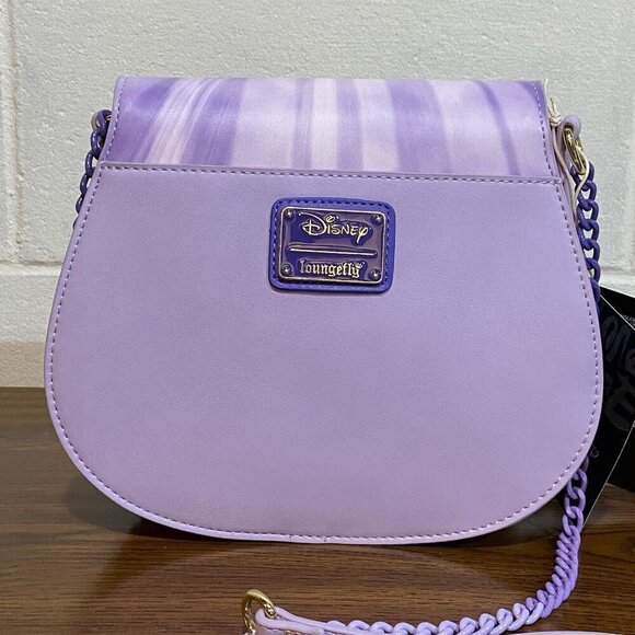 Loungefly Disney Hercules Muses Clouds Crossbody Bag 2022 Unisex Purple Vacation - Picture 7 of 16